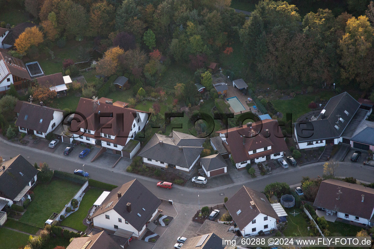 Rülzheim dans le département Rhénanie-Palatinat, Allemagne du point de vue du drone