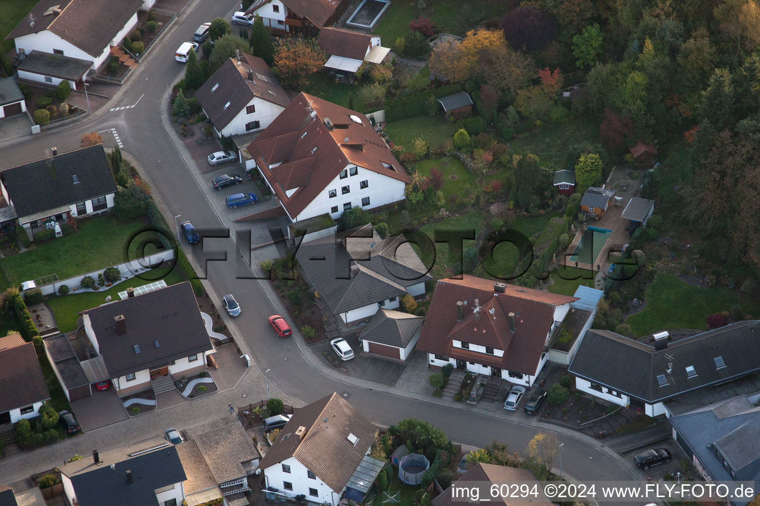 Rülzheim dans le département Rhénanie-Palatinat, Allemagne d'en haut