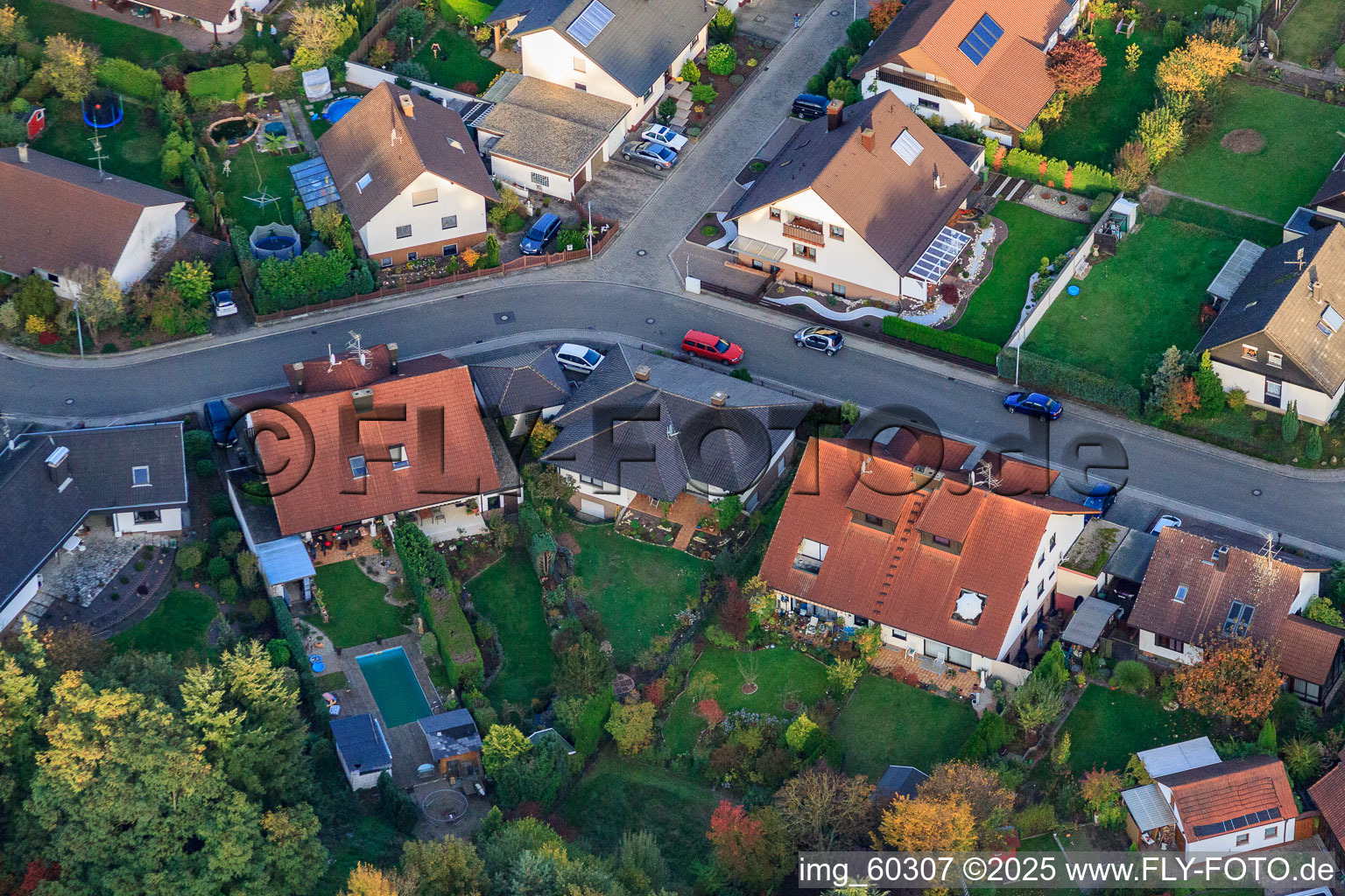 Enregistrement par drone de Rülzheim dans le département Rhénanie-Palatinat, Allemagne