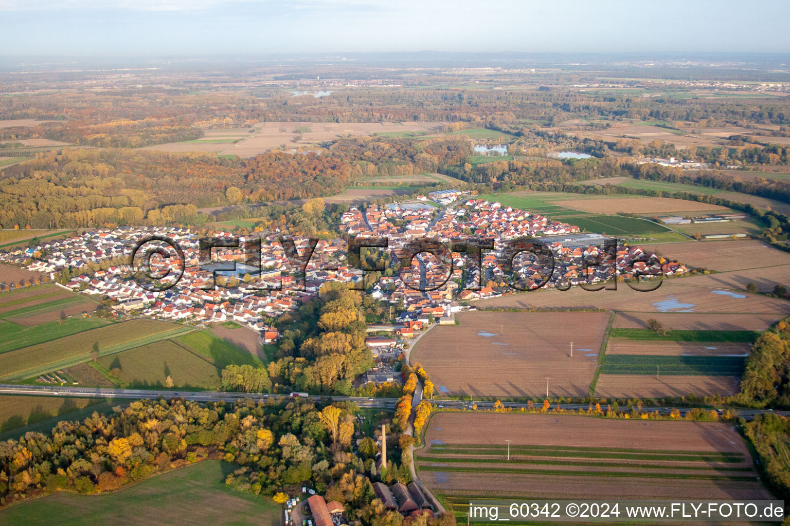 Kuhardt dans le département Rhénanie-Palatinat, Allemagne vue du ciel