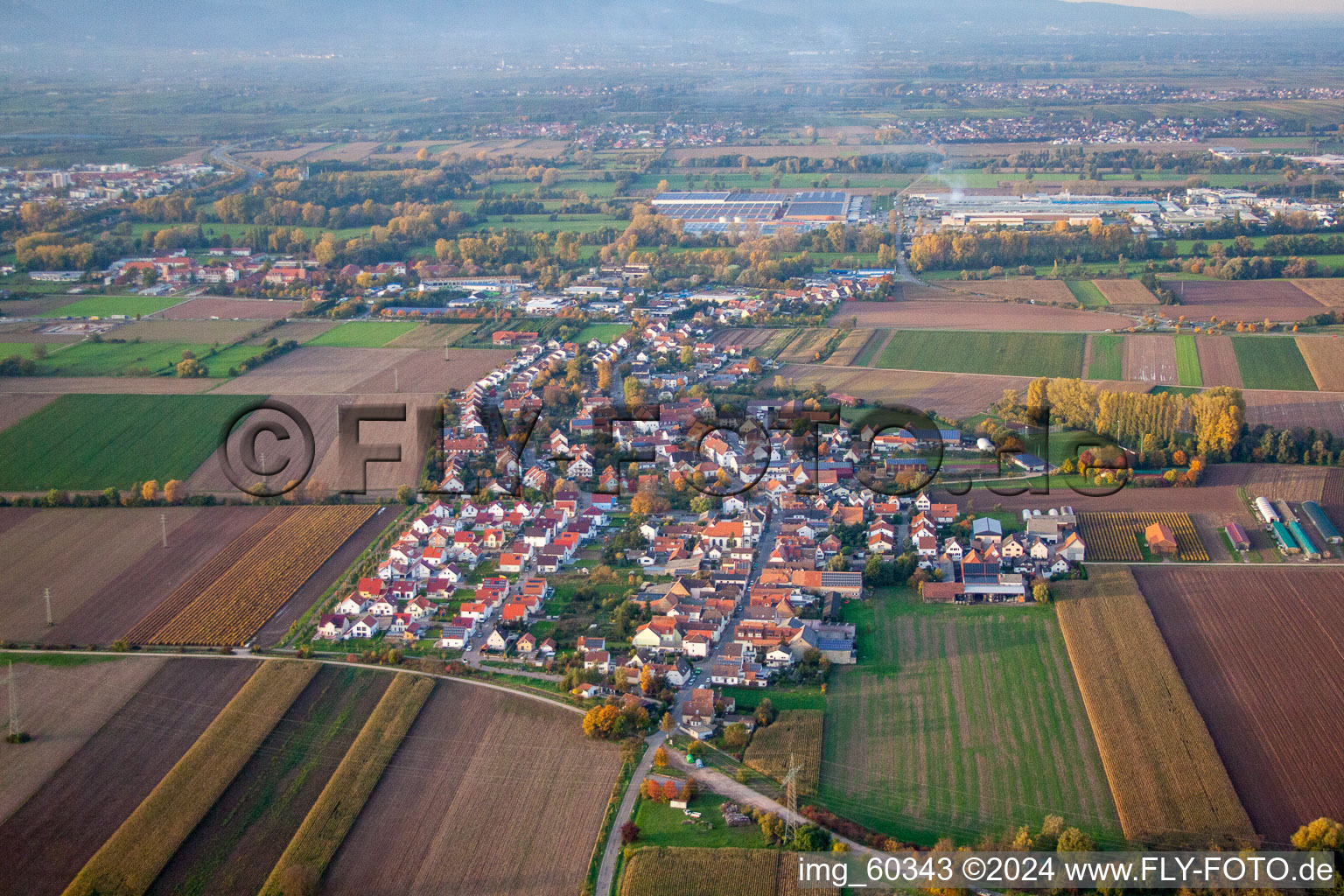 Quartier Mörlheim in Landau in der Pfalz dans le département Rhénanie-Palatinat, Allemagne hors des airs