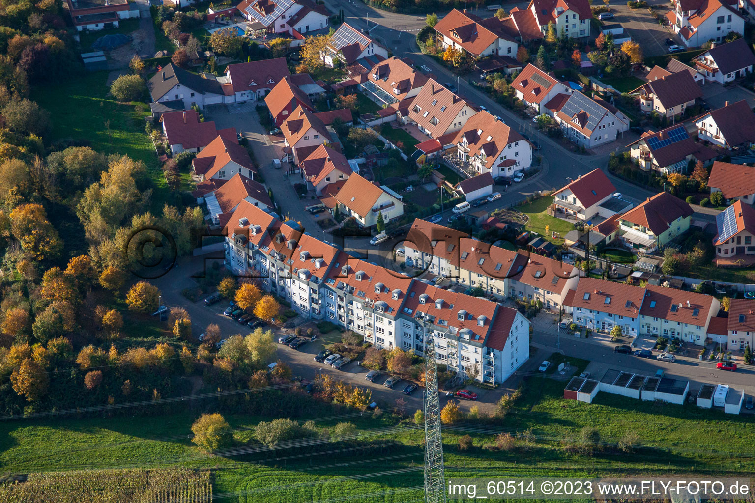 Photographie aérienne de S à Rülzheim dans le département Rhénanie-Palatinat, Allemagne
