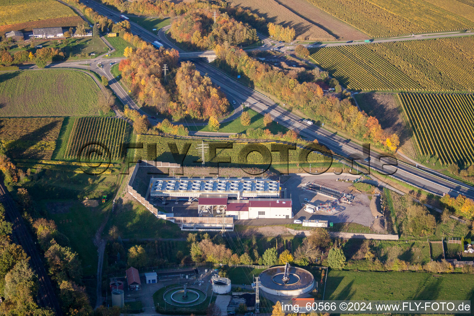 Photographie aérienne de Énergie géothermique à Insheim dans le département Rhénanie-Palatinat, Allemagne