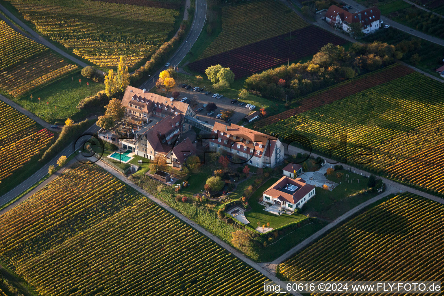 Leinsweiler mètre à Leinsweiler dans le département Rhénanie-Palatinat, Allemagne vue du ciel