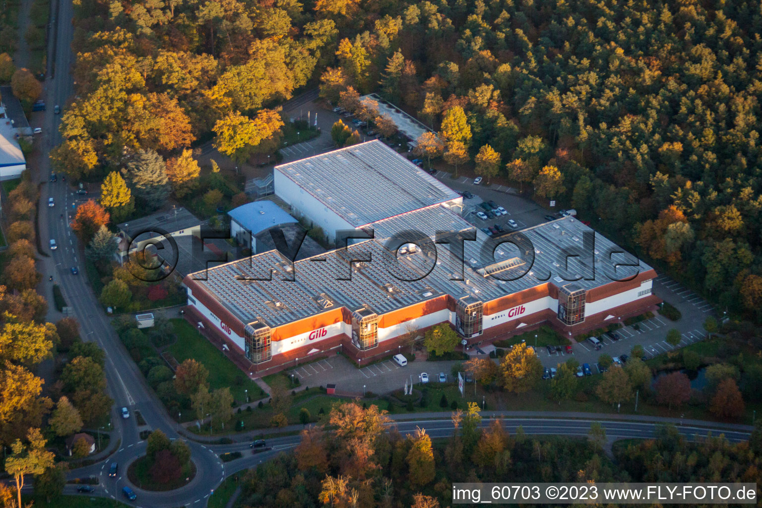 Quartier Herxheim in Herxheim bei Landau dans le département Rhénanie-Palatinat, Allemagne vue du ciel