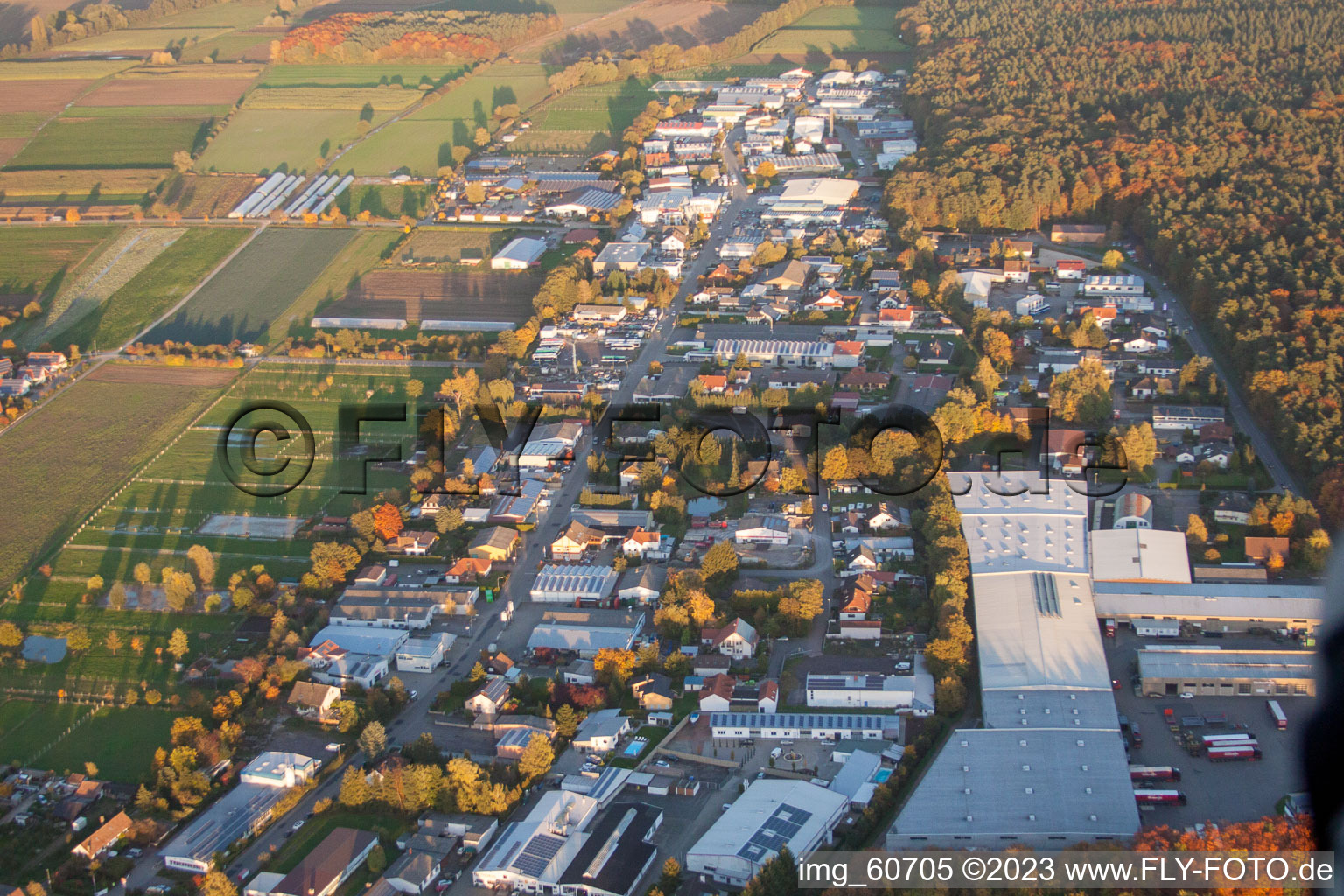 Image drone de Quartier Herxheim in Herxheim bei Landau dans le département Rhénanie-Palatinat, Allemagne