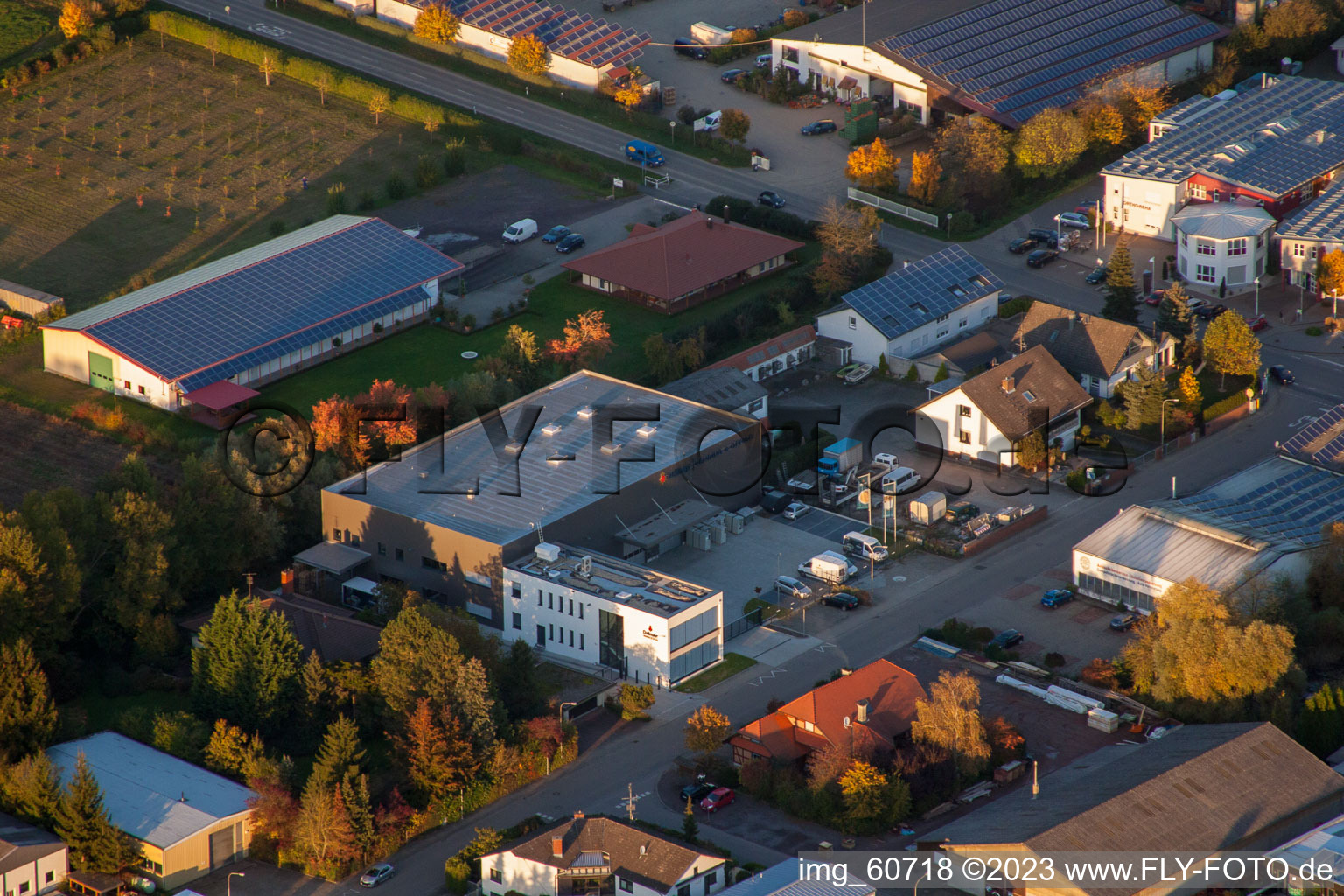 Quartier Herxheim in Herxheim bei Landau dans le département Rhénanie-Palatinat, Allemagne hors des airs