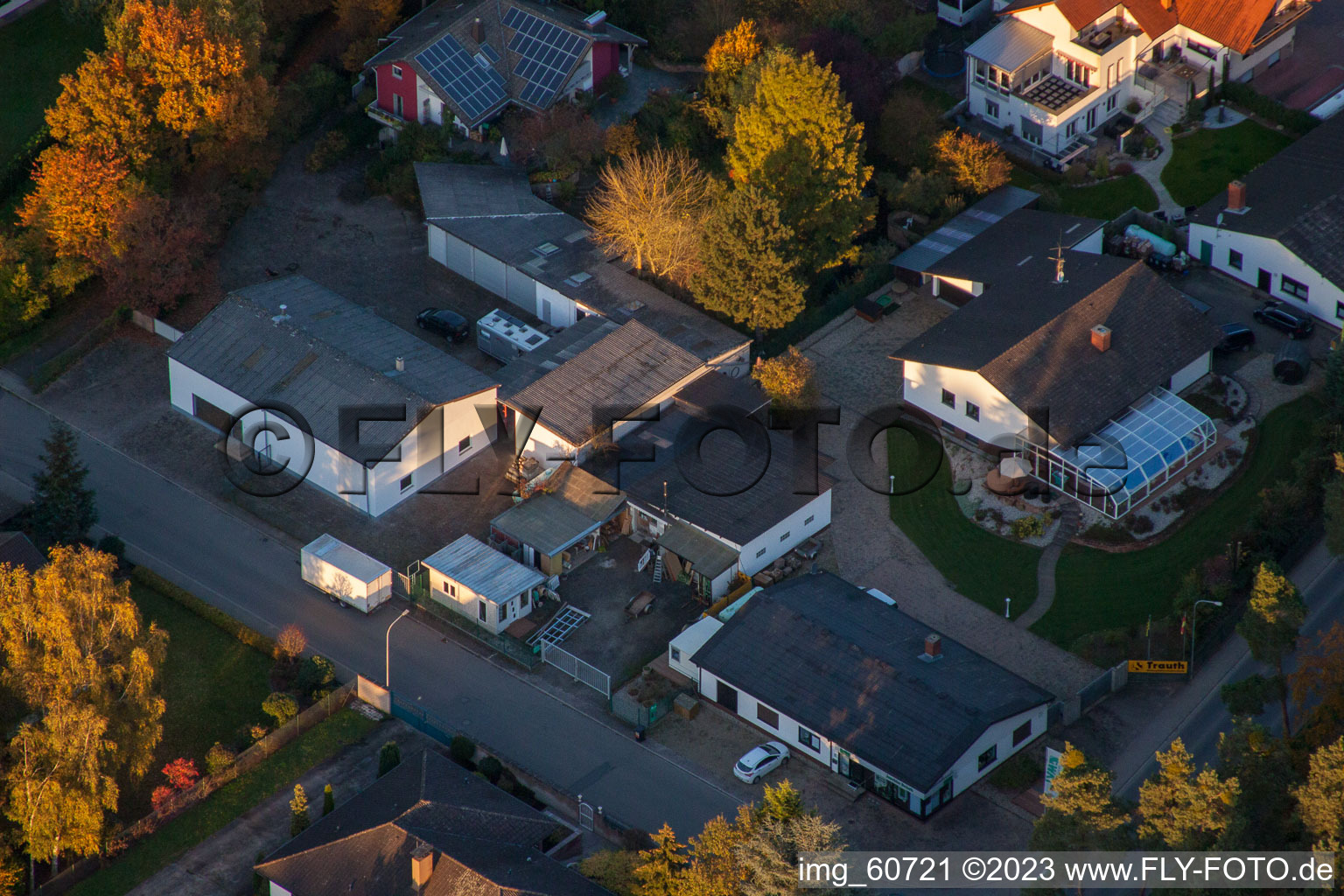 Vue d'oiseau de Quartier Herxheim in Herxheim bei Landau dans le département Rhénanie-Palatinat, Allemagne