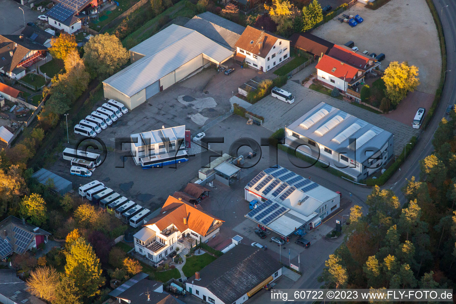 Quartier Herxheim in Herxheim bei Landau/Pfalz dans le département Rhénanie-Palatinat, Allemagne vue du ciel