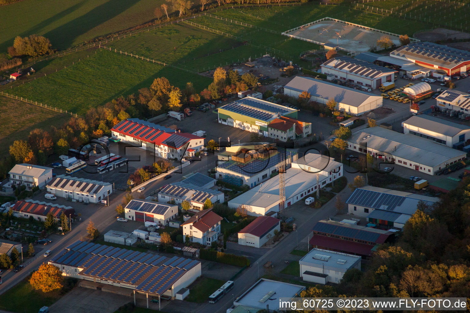 Quartier Herxheim in Herxheim bei Landau dans le département Rhénanie-Palatinat, Allemagne du point de vue du drone