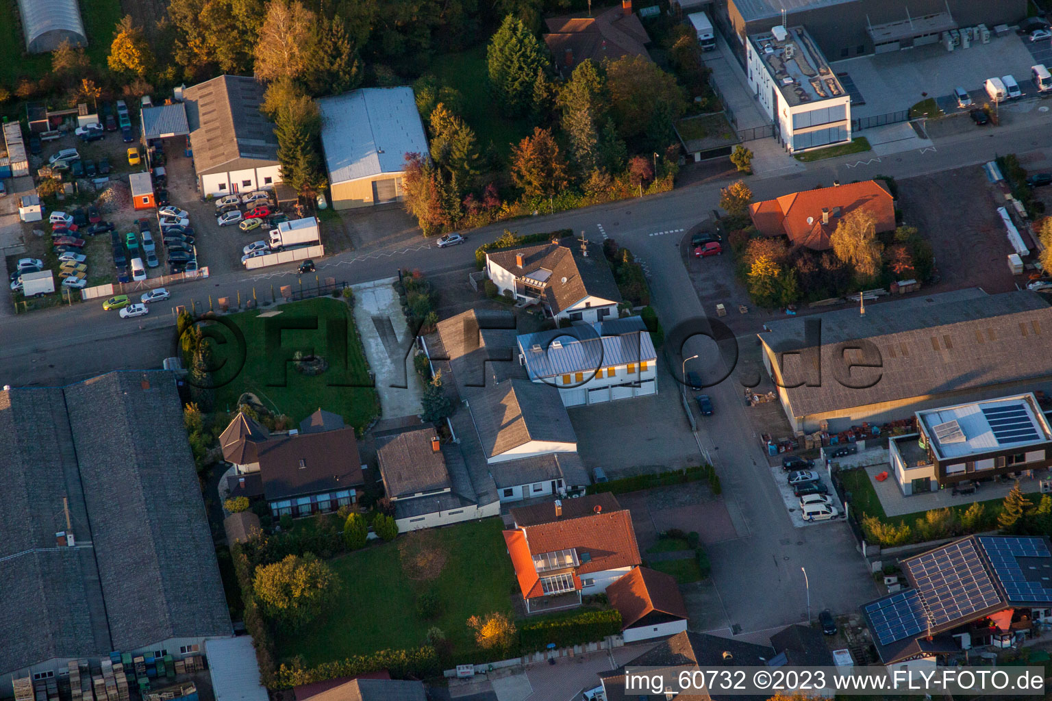 Quartier Herxheim in Herxheim bei Landau dans le département Rhénanie-Palatinat, Allemagne hors des airs