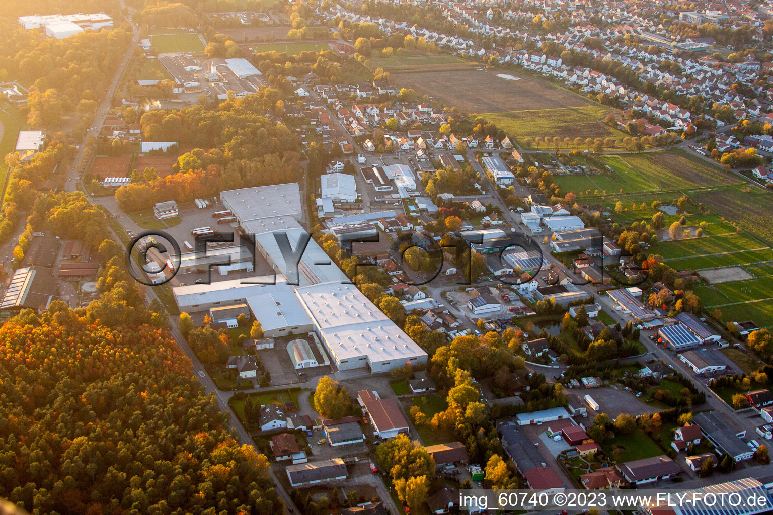 Image drone de Quartier Herxheim in Herxheim bei Landau dans le département Rhénanie-Palatinat, Allemagne