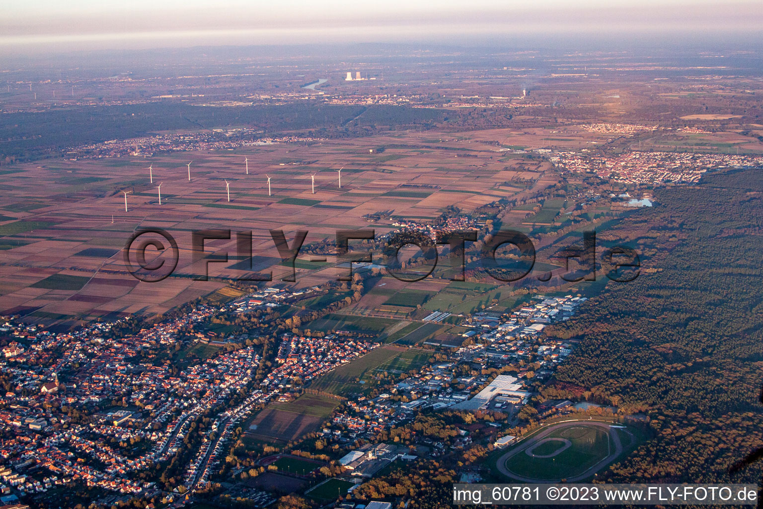 Quartier Herxheim in Herxheim bei Landau dans le département Rhénanie-Palatinat, Allemagne d'un drone