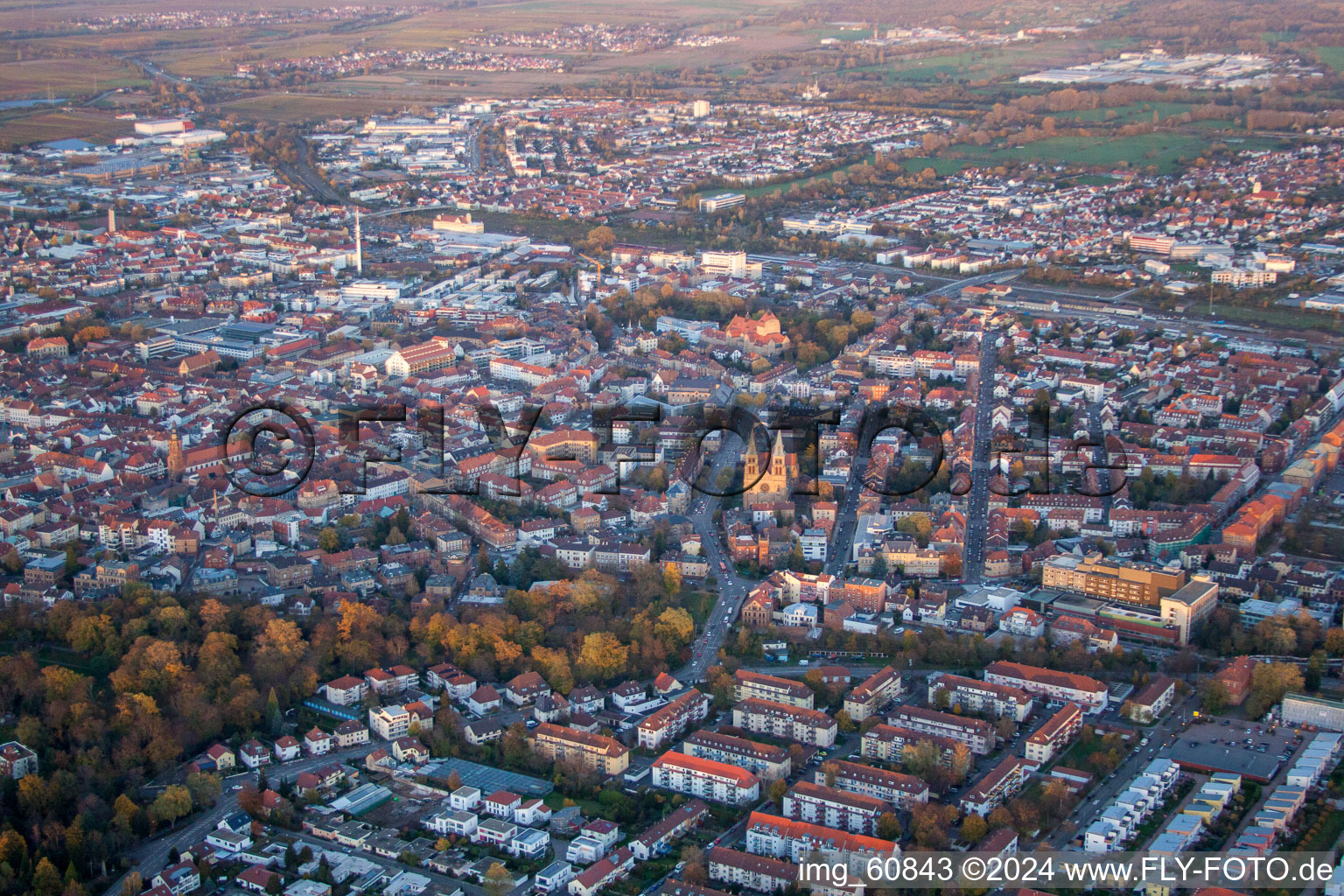 Photographie aérienne de Landau in der Pfalz dans le département Rhénanie-Palatinat, Allemagne