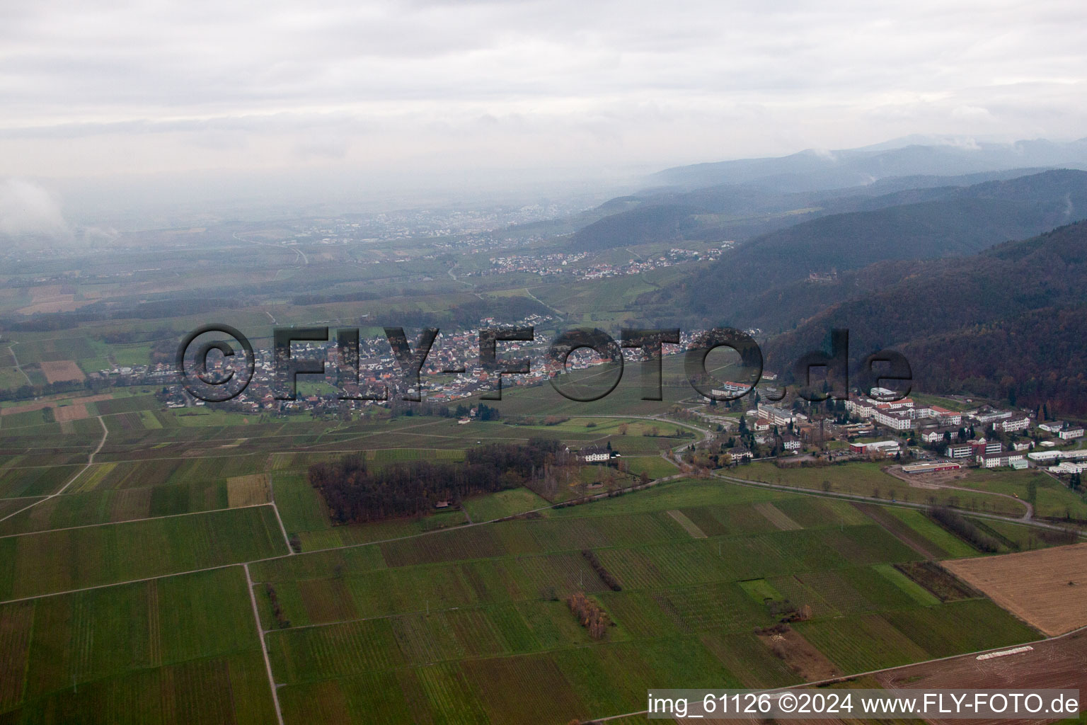 Photographie aérienne de Du nord à Klingenmünster dans le département Rhénanie-Palatinat, Allemagne