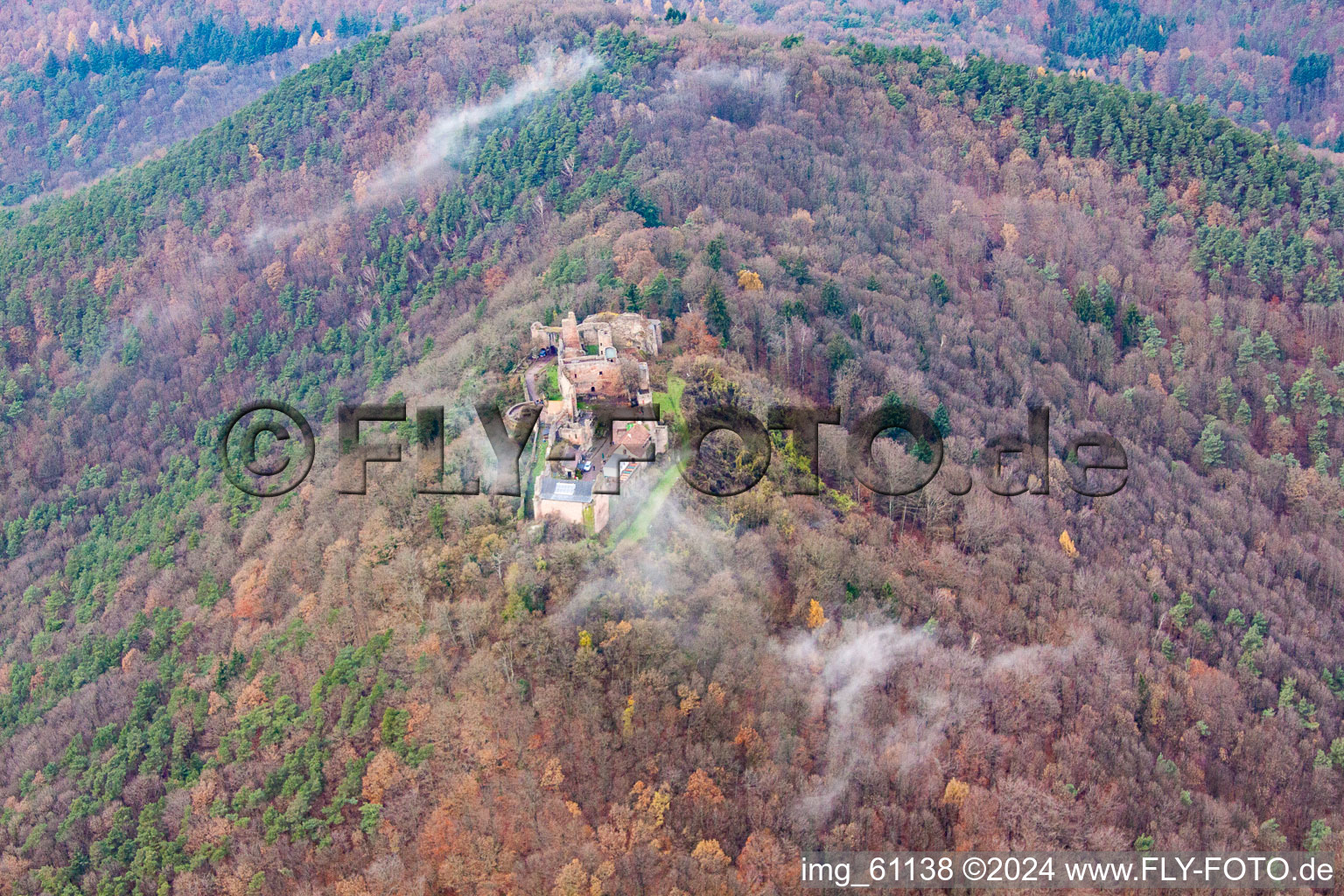 Vue oblique de Eschbach dans le département Rhénanie-Palatinat, Allemagne