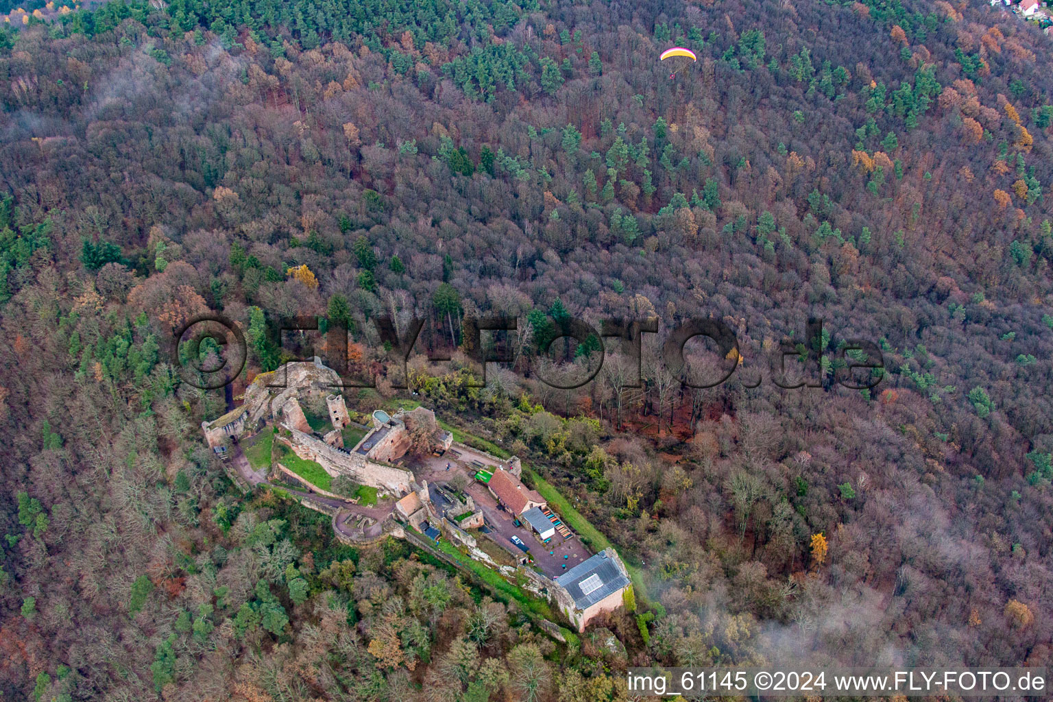 Eschbach dans le département Rhénanie-Palatinat, Allemagne vue d'en haut