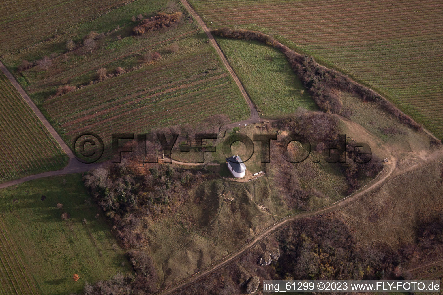 Vue d'oiseau de Ilbesheim bei Landau in der Pfalz dans le département Rhénanie-Palatinat, Allemagne