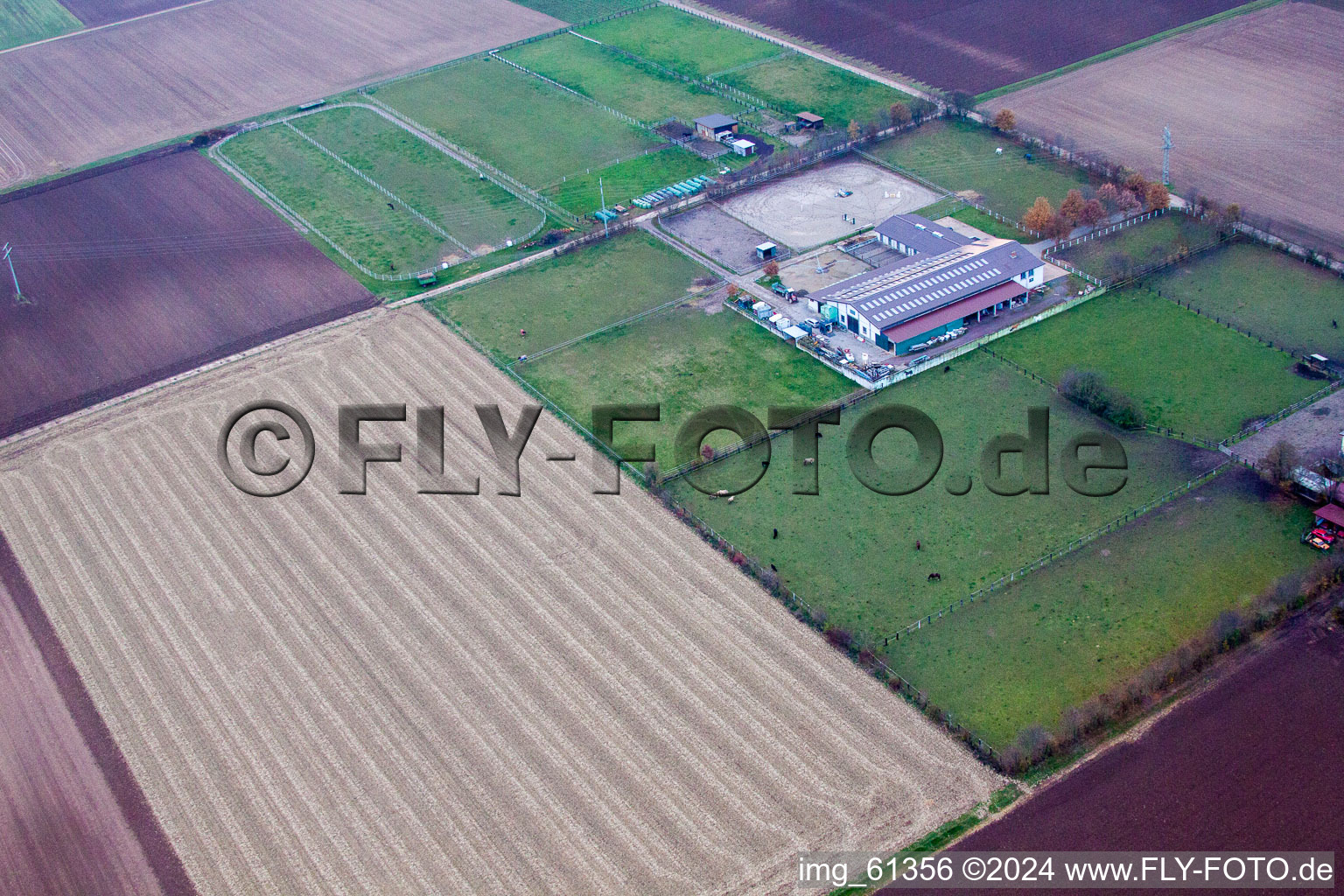 Quartier Ottersheim in Ottersheim bei Landau dans le département Rhénanie-Palatinat, Allemagne vu d'un drone