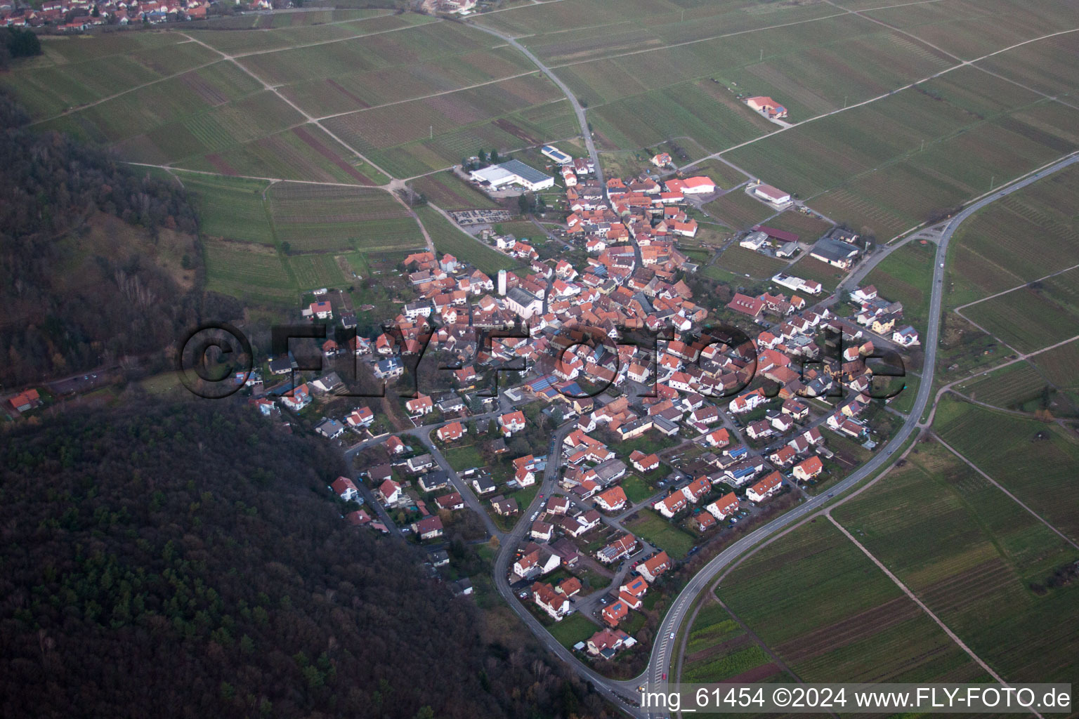 Image drone de Eschbach dans le département Rhénanie-Palatinat, Allemagne