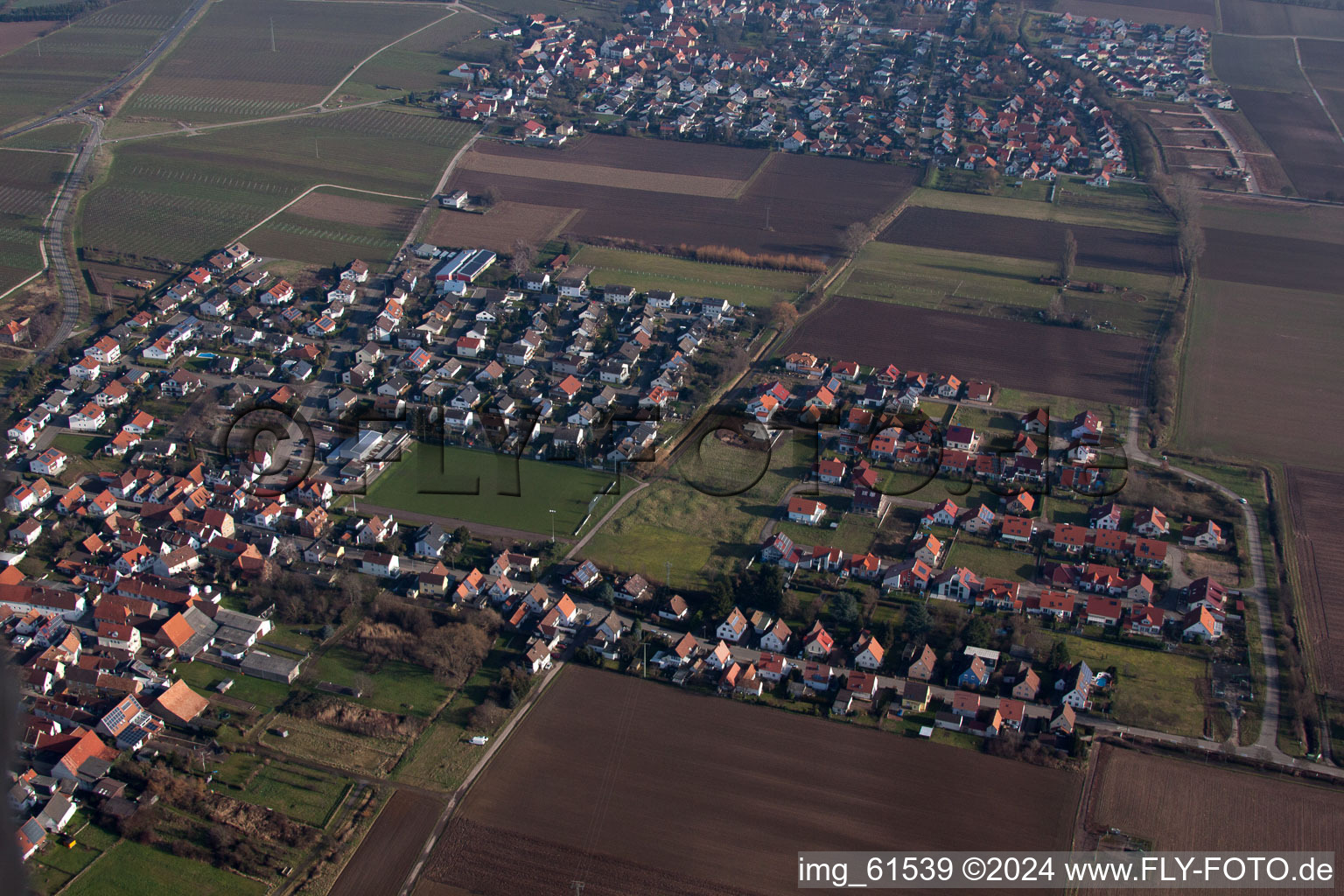 Quartier Dammheim in Landau in der Pfalz dans le département Rhénanie-Palatinat, Allemagne vue du ciel