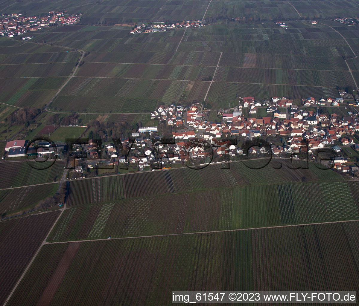 Photographie aérienne de Roschbach dans le département Rhénanie-Palatinat, Allemagne
