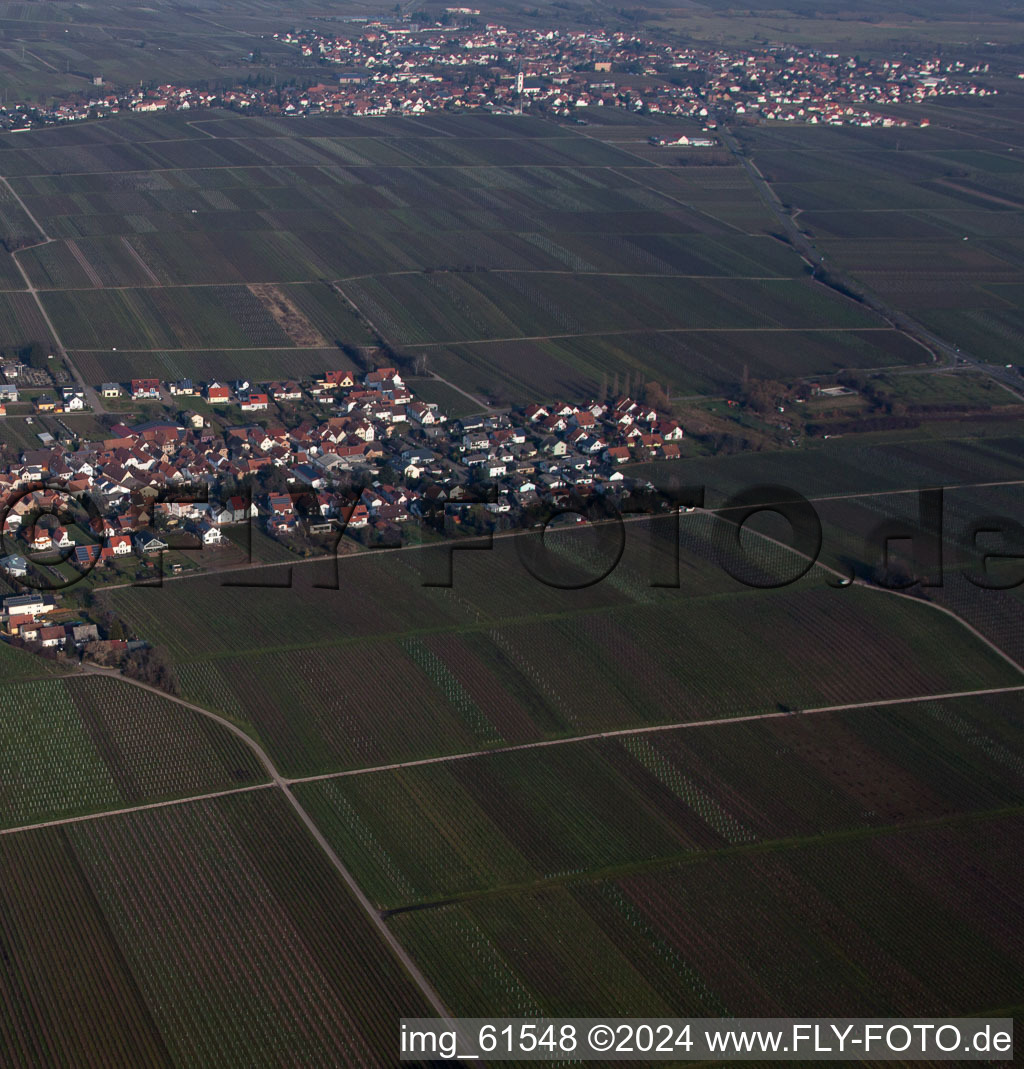 Vue oblique de Roschbach dans le département Rhénanie-Palatinat, Allemagne