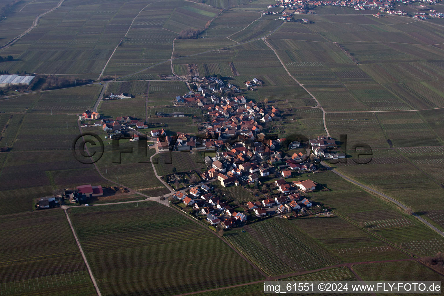 Image drone de Flemlingen dans le département Rhénanie-Palatinat, Allemagne