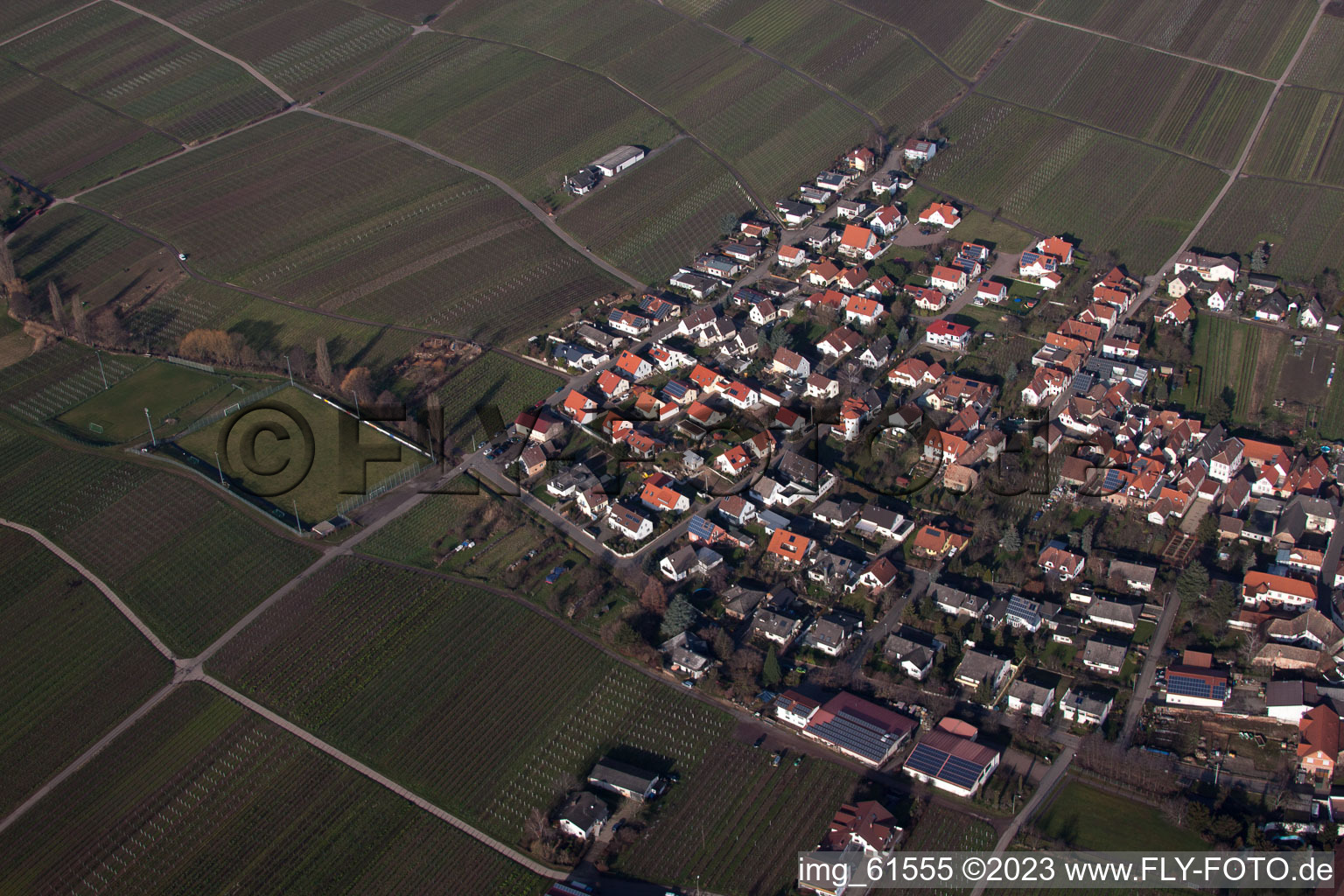 Photographie aérienne de Hainfeld dans le département Rhénanie-Palatinat, Allemagne