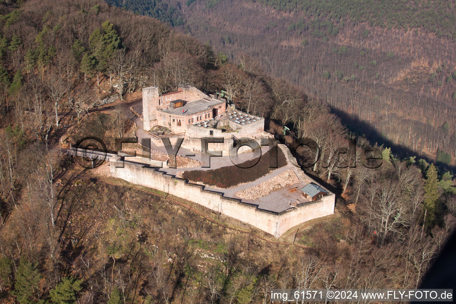 Photographie aérienne de Weyher in der Pfalz dans le département Rhénanie-Palatinat, Allemagne