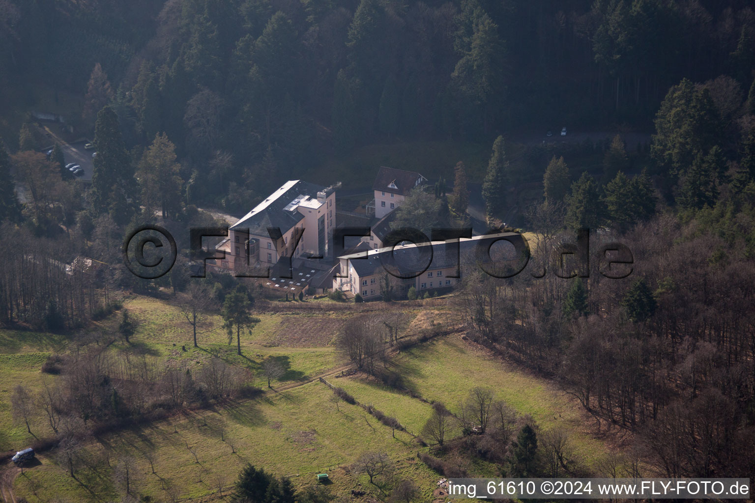 Photographie aérienne de Burrweiler, Buschmühle à Buschmühle dans le département Rhénanie-Palatinat, Allemagne