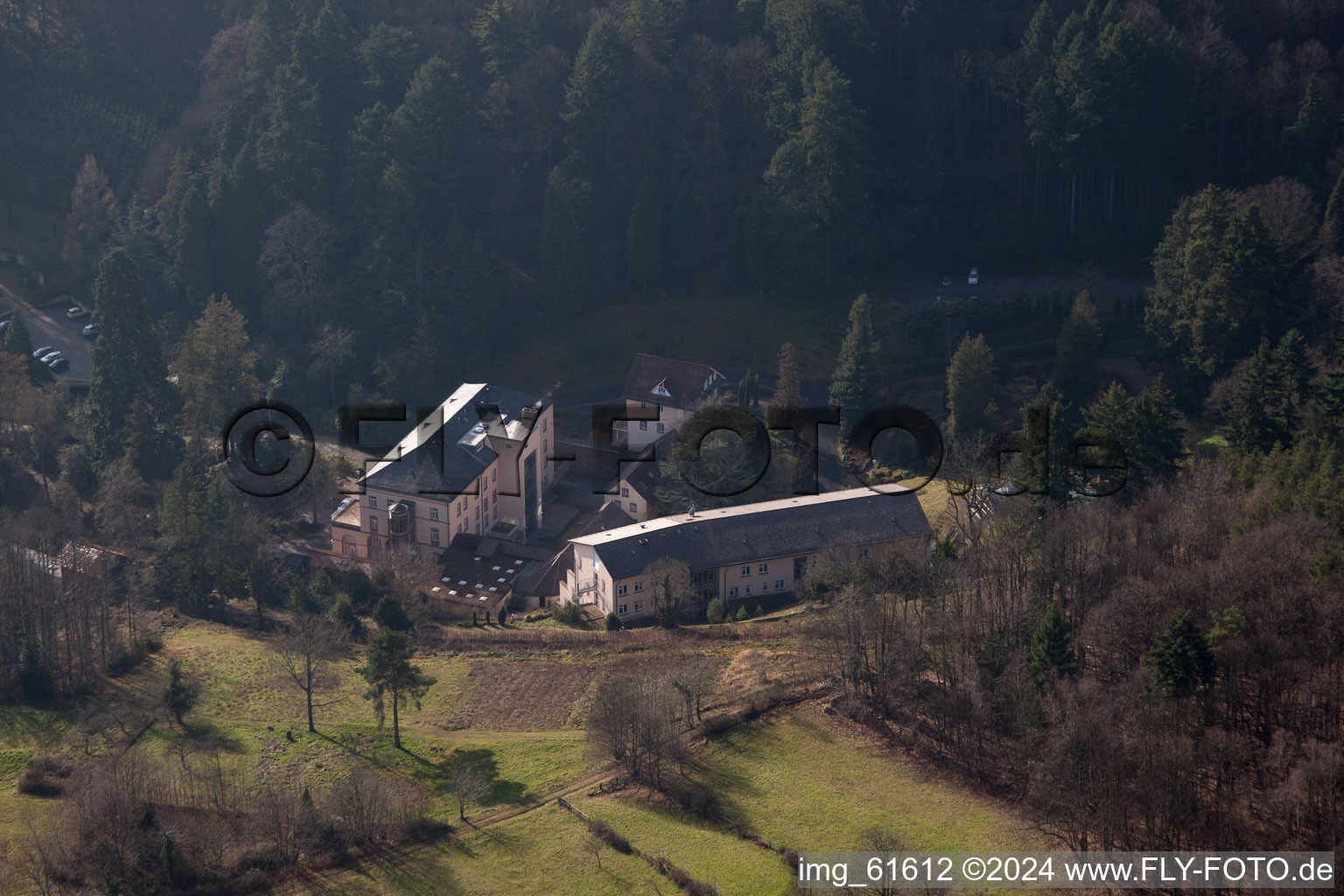 Burrweiler, Buschmühle à Buschmühle dans le département Rhénanie-Palatinat, Allemagne d'en haut