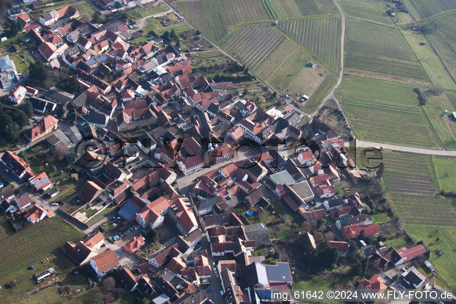 Image drone de Frankweiler dans le département Rhénanie-Palatinat, Allemagne