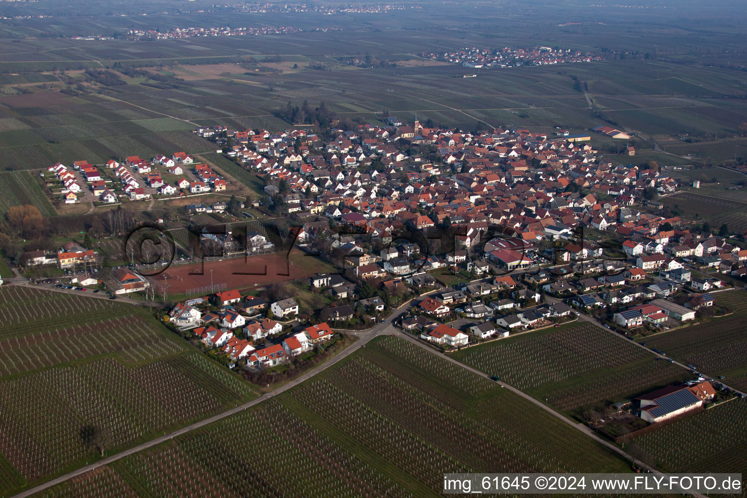 Quartier Nußdorf in Landau in der Pfalz dans le département Rhénanie-Palatinat, Allemagne d'un drone