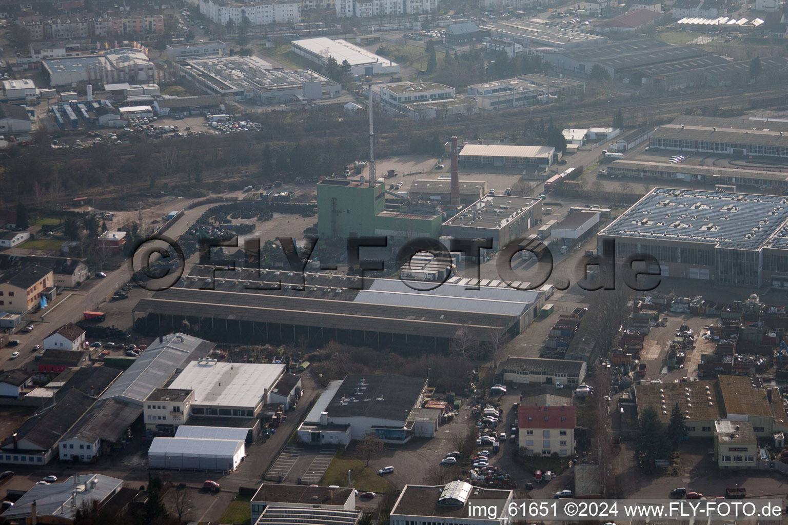 Vue aérienne de Landau Nord, Im Grein à Landau in der Pfalz dans le département Rhénanie-Palatinat, Allemagne