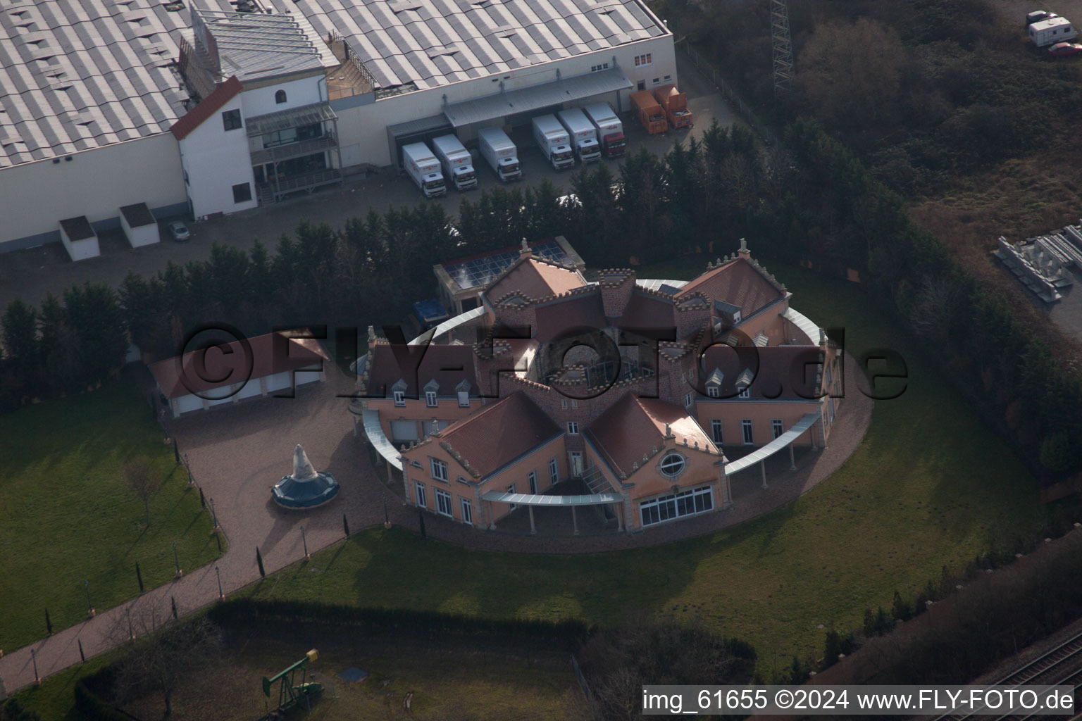 Landau Nord à Landau in der Pfalz dans le département Rhénanie-Palatinat, Allemagne du point de vue du drone