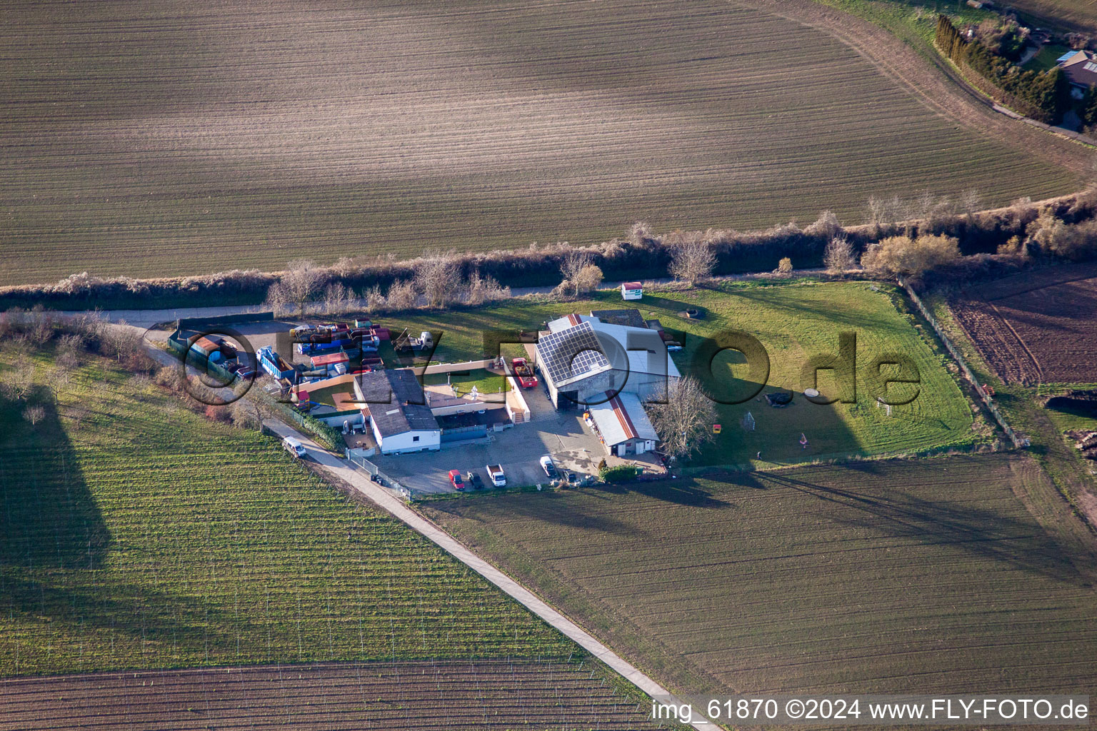 Image drone de Quartier Ingenheim in Billigheim-Ingenheim dans le département Rhénanie-Palatinat, Allemagne