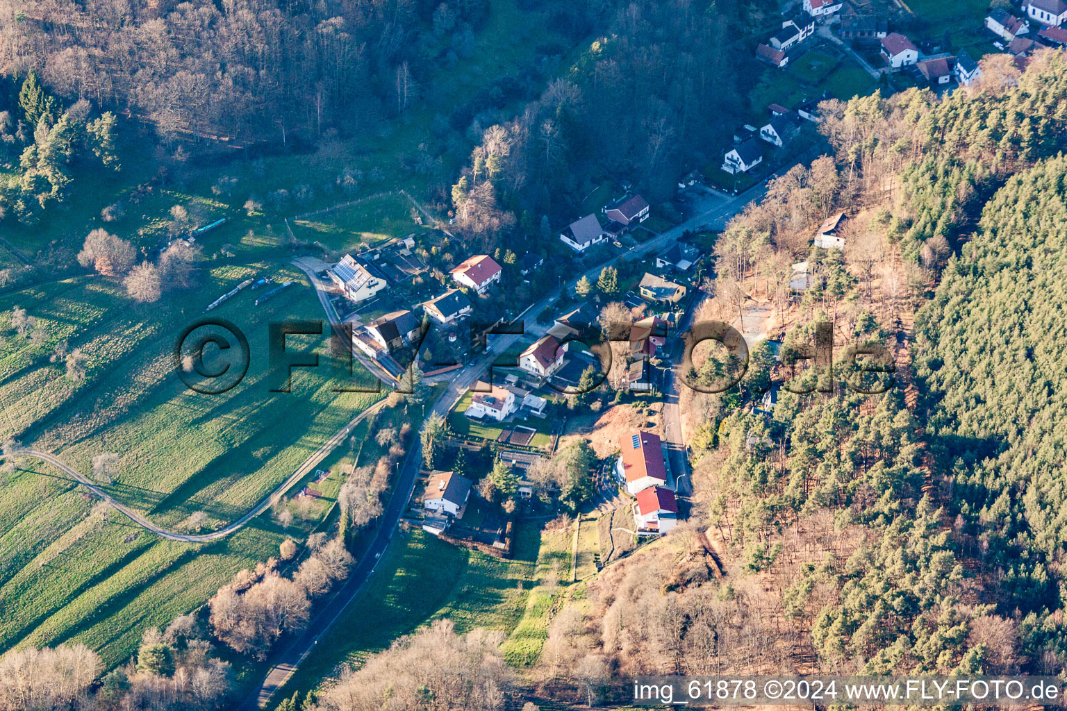 Quartier Blankenborn in Bad Bergzabern dans le département Rhénanie-Palatinat, Allemagne d'un drone