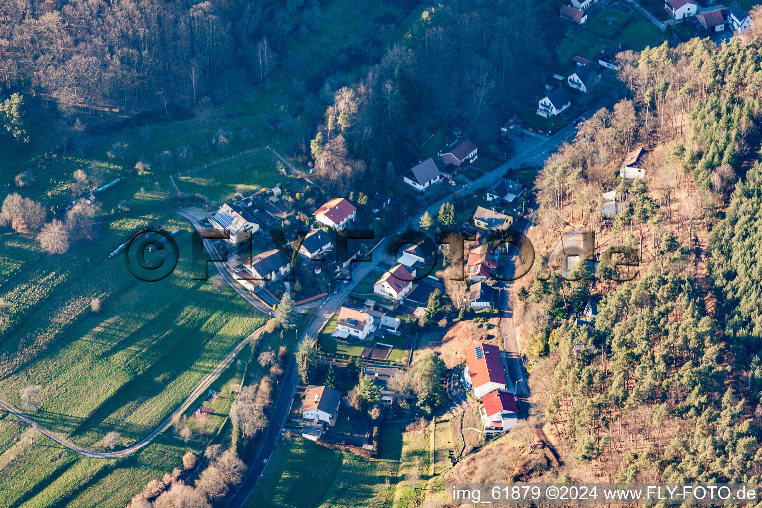 Quartier Blankenborn in Bad Bergzabern dans le département Rhénanie-Palatinat, Allemagne vu d'un drone