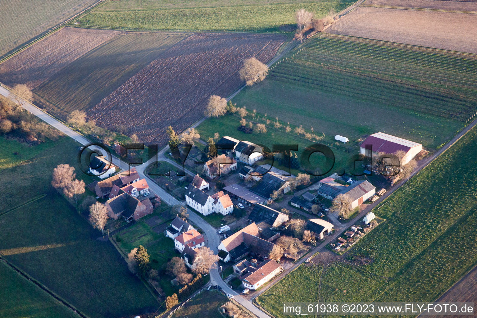 Enregistrement par drone de Deutschhof dans le département Rhénanie-Palatinat, Allemagne
