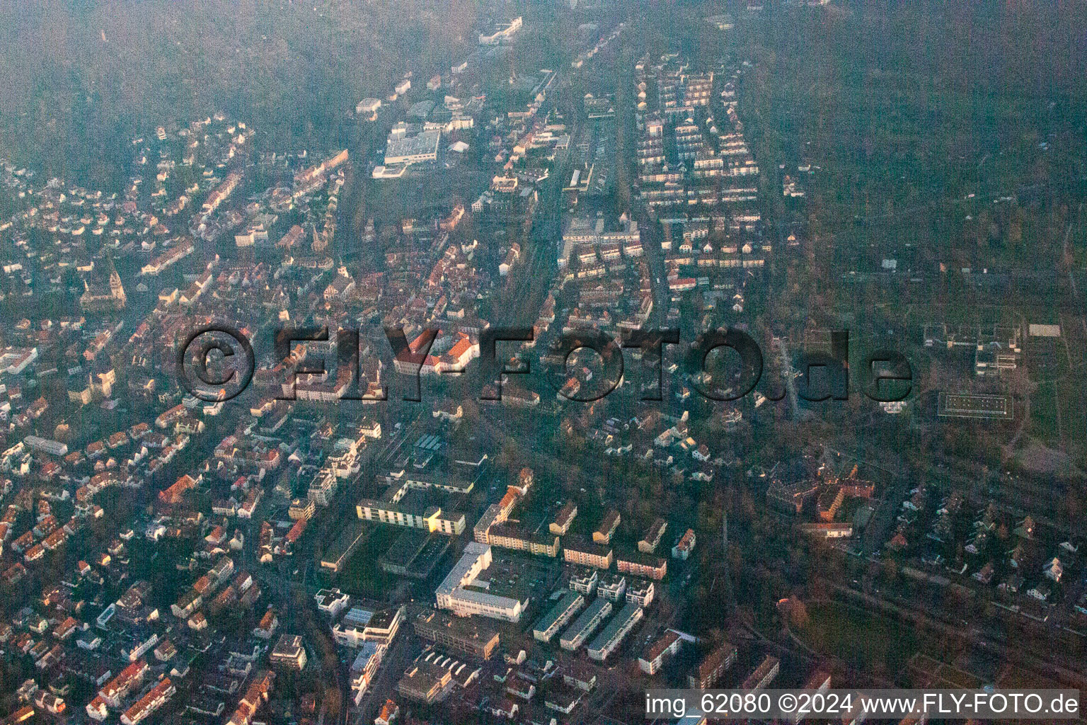 Photographie aérienne de Ettlingen dans le département Bade-Wurtemberg, Allemagne