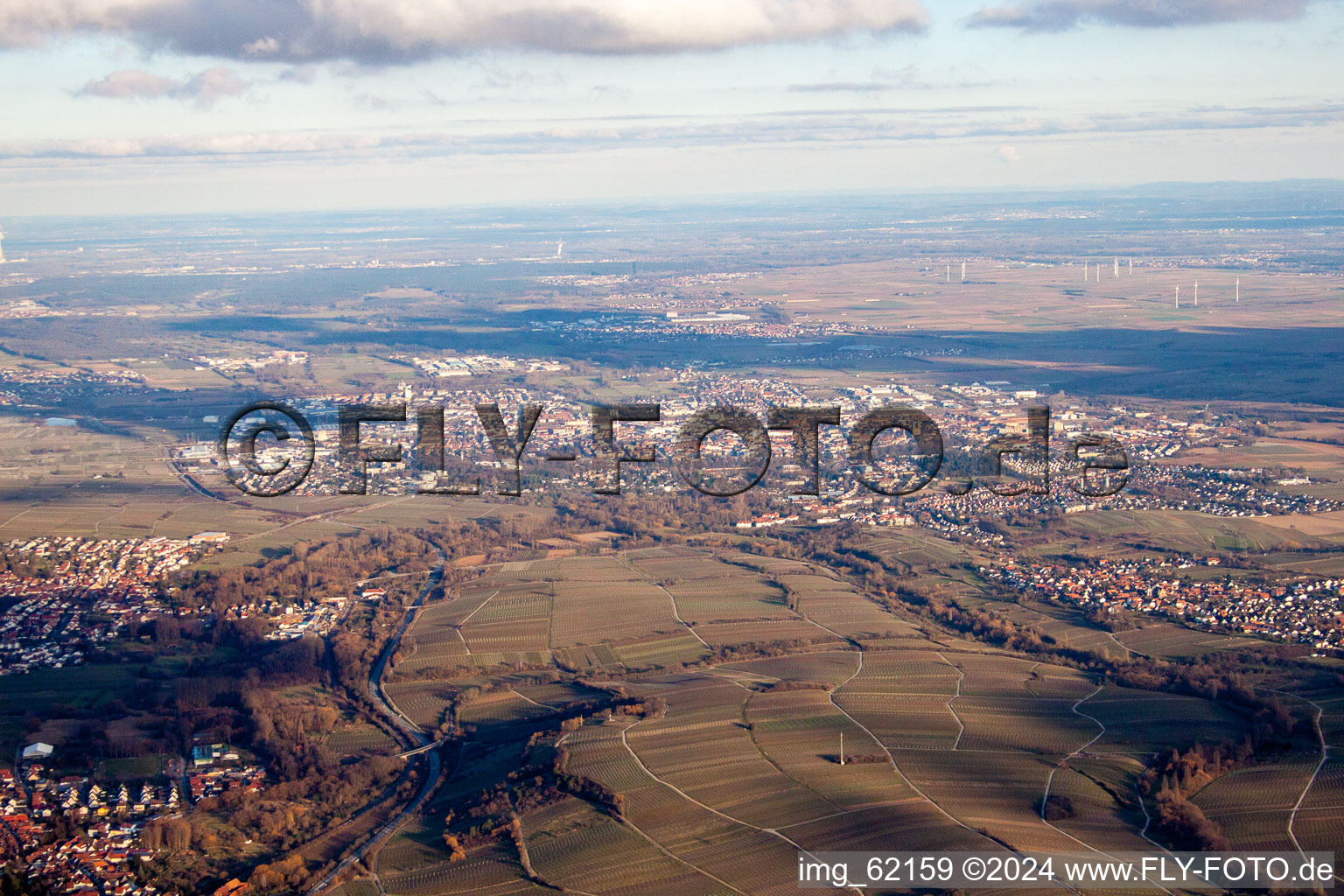 Landau de l'ouest à Landau in der Pfalz dans le département Rhénanie-Palatinat, Allemagne vue du ciel