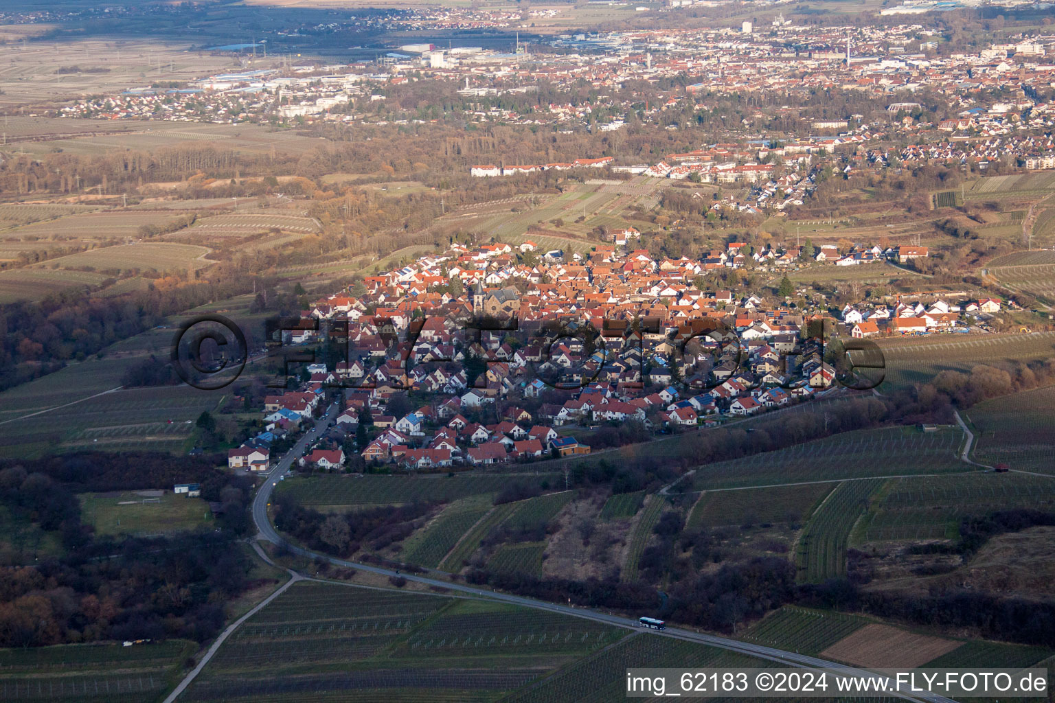 Quartier Arzheim in Landau in der Pfalz dans le département Rhénanie-Palatinat, Allemagne du point de vue du drone