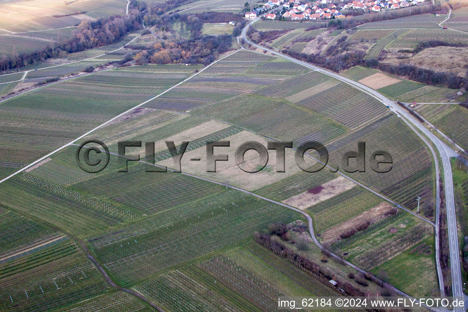 Sur Ilbesheim bei Landau in der Pfalz à Ilbesheim bei Landau in der Pfalz dans le département Rhénanie-Palatinat, Allemagne vue d'en haut