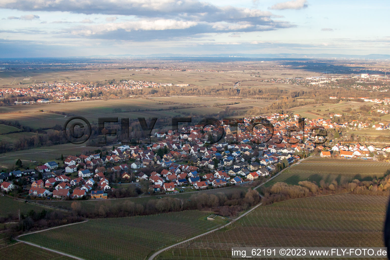 Quartier Arzheim in Landau in der Pfalz dans le département Rhénanie-Palatinat, Allemagne vu d'un drone