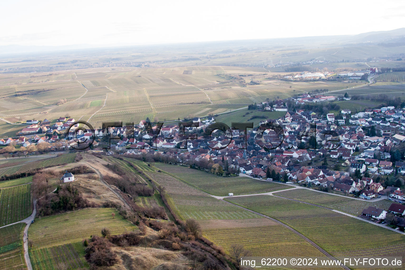 Image drone de Petit kalmit à Ilbesheim bei Landau in der Pfalz dans le département Rhénanie-Palatinat, Allemagne