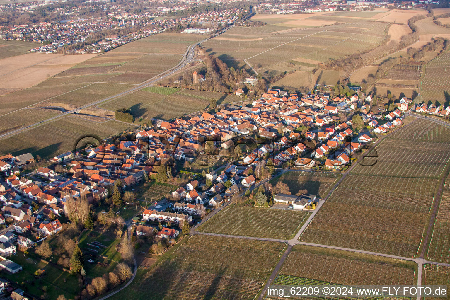 Vue d'oiseau de Quartier Mörzheim in Landau in der Pfalz dans le département Rhénanie-Palatinat, Allemagne