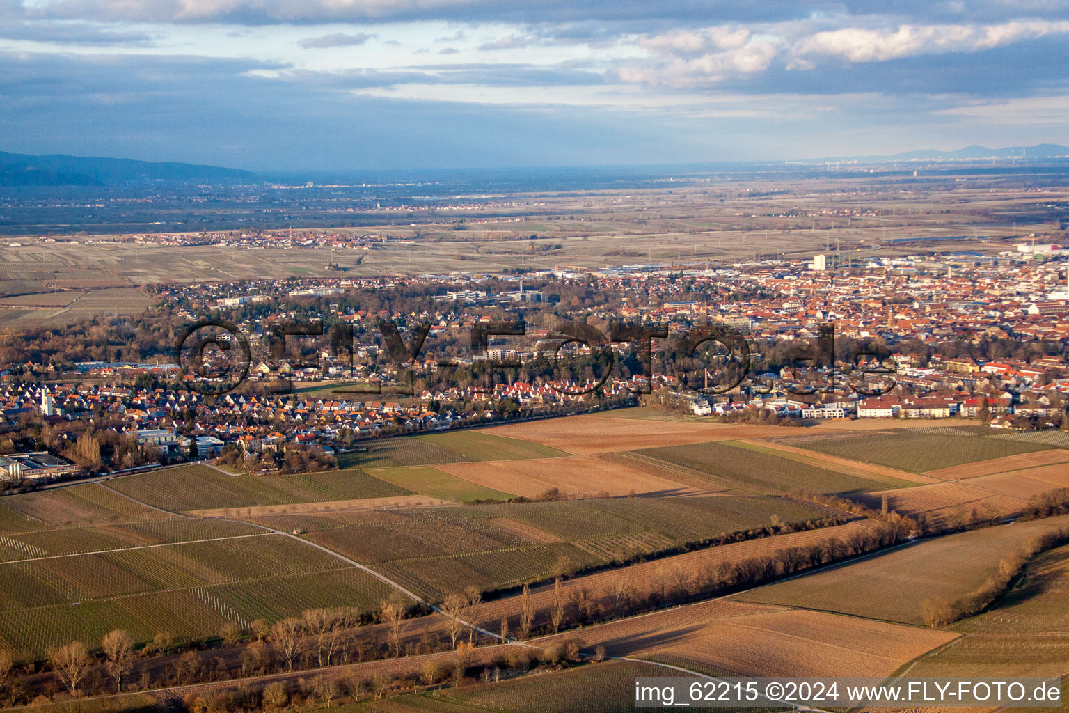 Landau de l'ouest à Landau in der Pfalz dans le département Rhénanie-Palatinat, Allemagne d'un drone