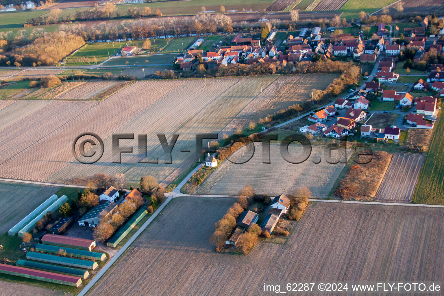 Herxheimweyher dans le département Rhénanie-Palatinat, Allemagne d'en haut