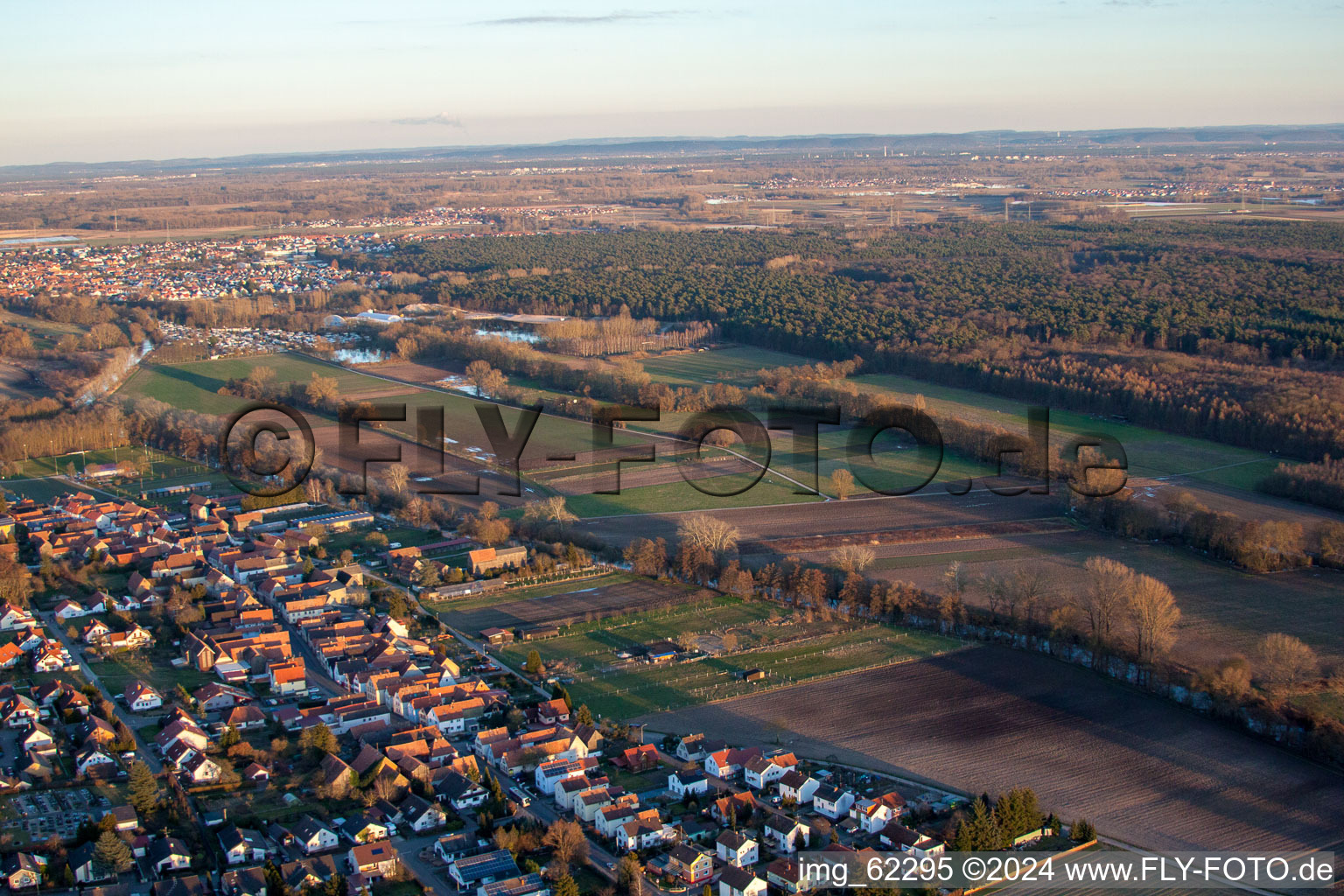 Image drone de Herxheimweyher dans le département Rhénanie-Palatinat, Allemagne